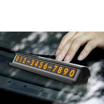 

Lsrtw2017 Wood Abs Car Stop Sign Telephone Number Sign for Mercedes Benz