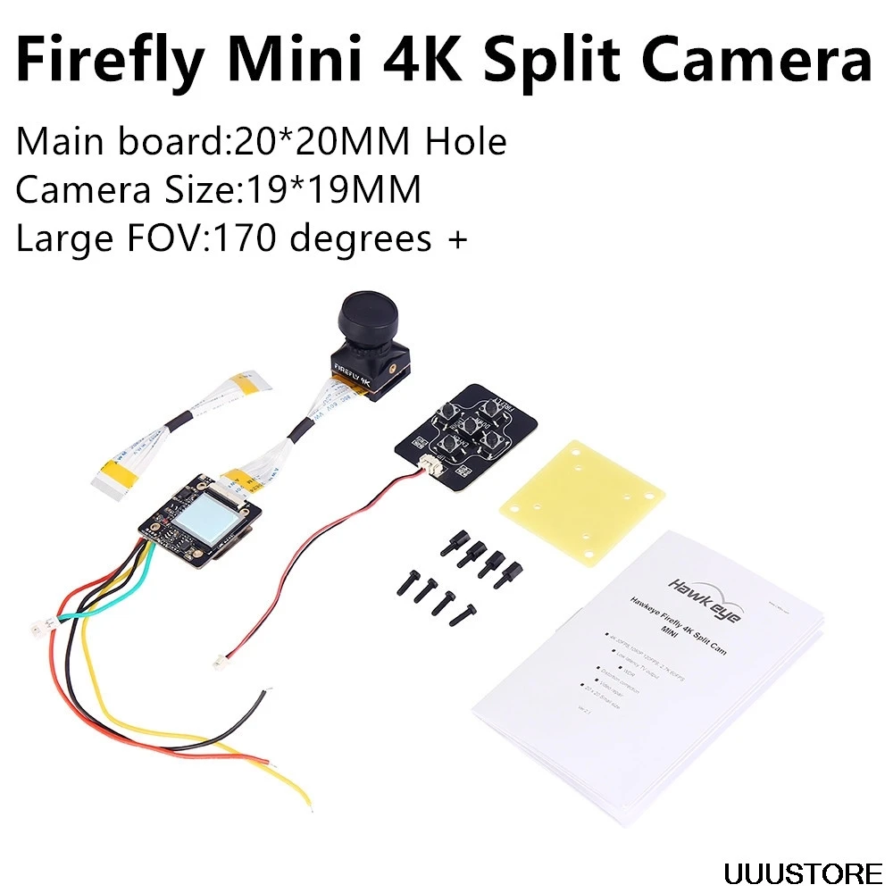 Камера Hawkeye Firefly Mini 4K раздельная WDR-камера датчик с низкой задержкой ТВ-выход для