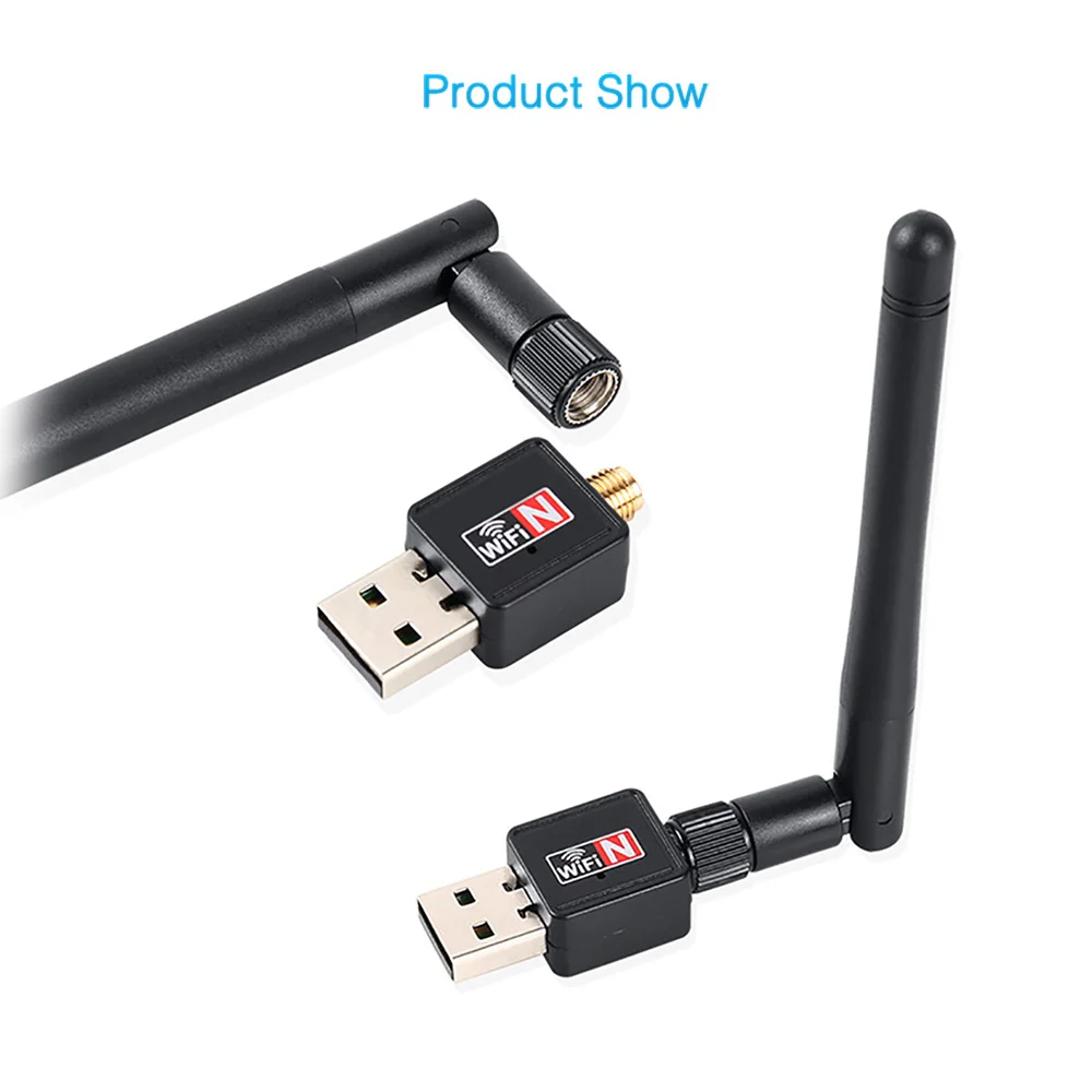 Мини-usb Wifi адаптер 150 Мбит/с 2 дБ WiFi ключ MT7601 wi-fi приемник беспроводная сетевая карта 802.11b/n/g высокоскоростной wi fi Ethernet