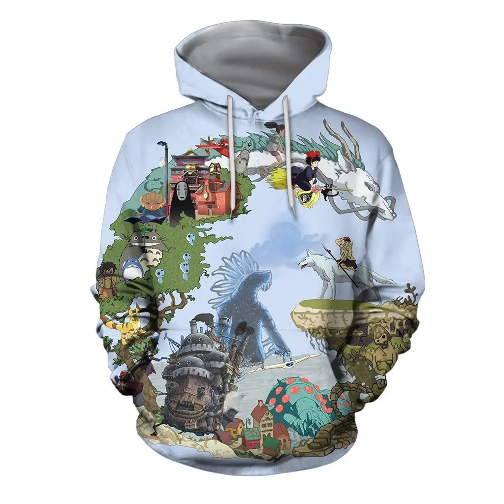 

3D All Over Print anime hippie Hoodie New cute Retro Streetwear hoodies Fashion Pullover Unisex Zip Hoodies/Sweatshirts