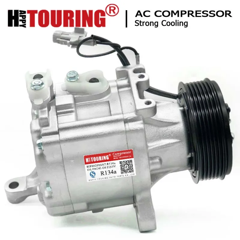 

Компрессор кондиционера SCSA08H для Scion FRS FR-S BRZ 2013-2017 Toyota 86 4472803260 447280-3260 73111CA000 73111CA001 SU00302114