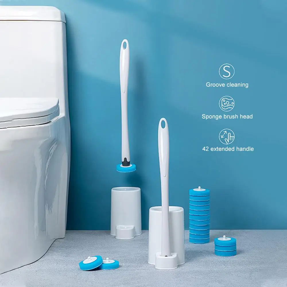 

Bathroom Disposable Toilet Brush Cleaning Wash Toilet Brush Household Disposable Cleaning Artifact set wc accessories