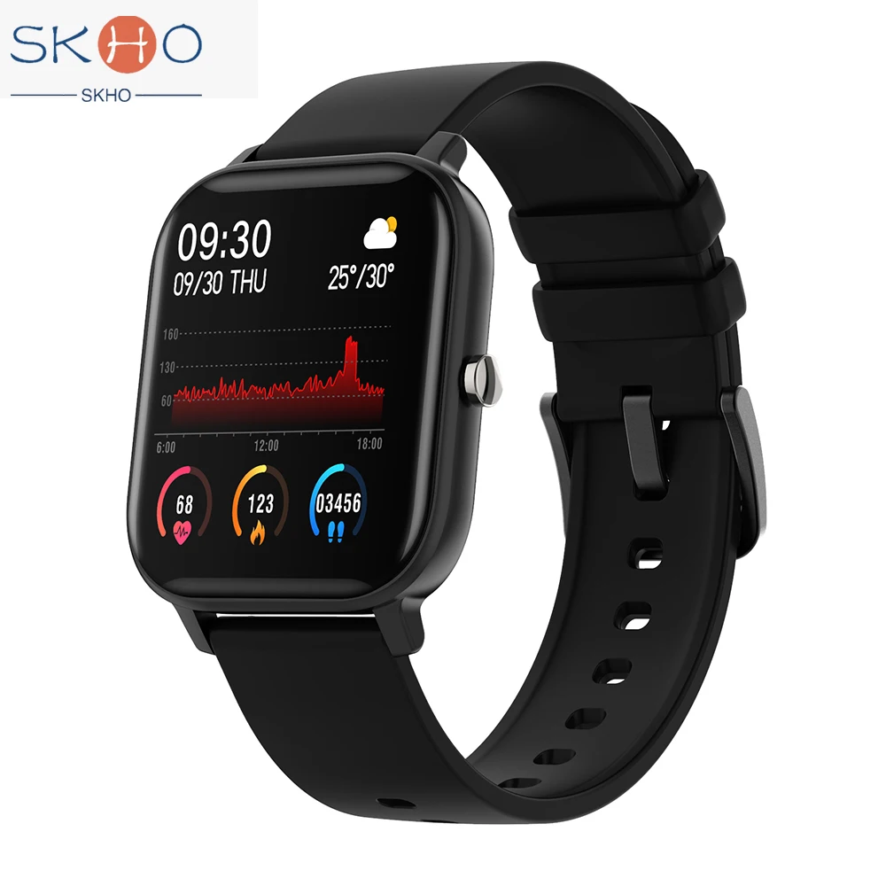 

SKHO P8 1.4 inch Smart Watch Men Full Touch Fitness Tracker Blood Pressure Smart Clock Women GTS Smartwatch for Xiaomi