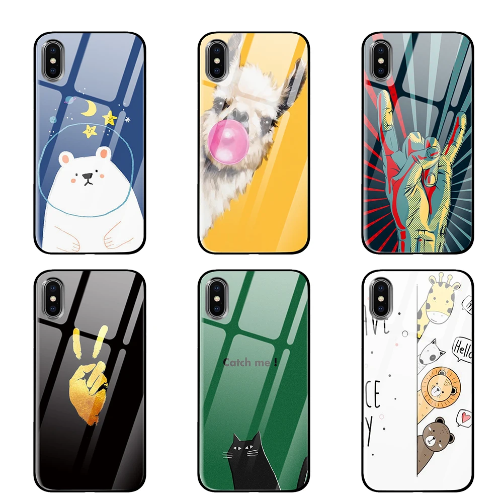 Роскошные Чехлы Bubble Gum cute pig из закаленного стекла для samsung Galaxy S10 S8 S9 Plus Note 8 9