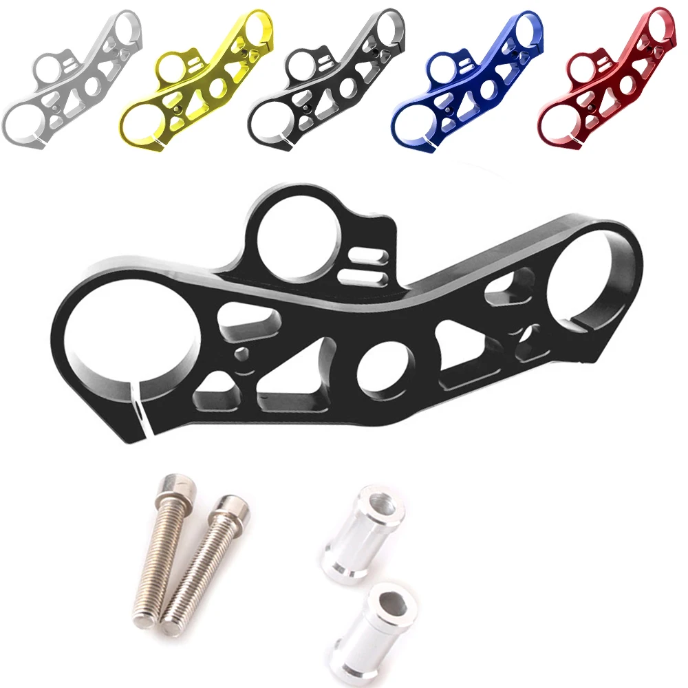 

Motorcycle Front Fork Lowering Triple Tree Upper Top Clamp Yoke Upper Board Steering Wheel For Yamaha YZF R6 2016 2015 2014-08