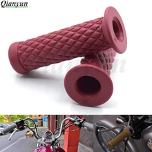 Универсальный 7/" 22 мм мотоцикл Винтаж резиновый руль для мотоцикла для BMW F800GS F800R F800GT F800ST F800S F700GS F650GS