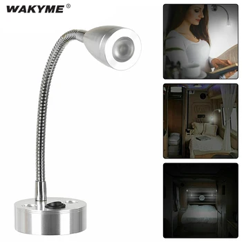 

WAKYME 2PCS LED Spot Light Van Camper Caravan Lights Interior LED Spot Light Flexible Trailer Lights Motorhome Lights Camping