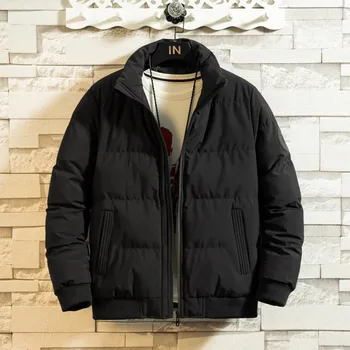

New 2020 Winter Mens Cotton Down Jackets Overcoats Casual Classic Bomber Coats For Male Plus Oversize Size M-5XL 6XL 7XL 8XL