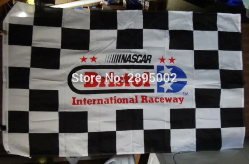 3ft x 5ft3 x5ft Bristol Motor Speedway NASCAR флаг печати баннер, флаг из полиэстера Размер 150*90 см