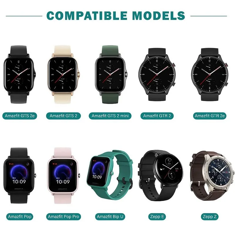 US $150.00 VSKEY 50pcs Smart Watch Charger Dock USB Charging Cable For Amazfit GTR 2GTS 2GTR 2e GTS 2 Mini POP Pro Bip U Adapter Cord