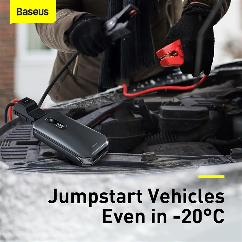 Baseus Car Jump Starter Power Bank 12000mAh 12V