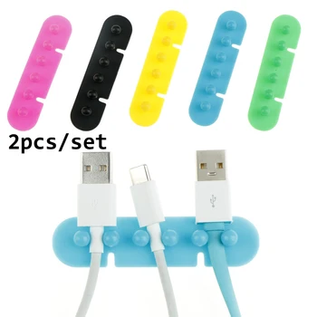 

2pcs/pack Creative Multifunction Wall Adhesive Power Plug Holder Key Hanger Hook Electric Wire Bobbin Winder Fixed Line Card