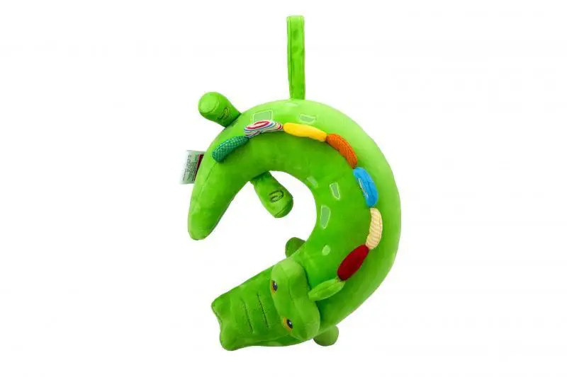 FISHER-PRICE детская обучающая Подушка-крокодил Kawaii Детские Мультяшные плюшевые игрушки мягкие для детей подарок на день рождения