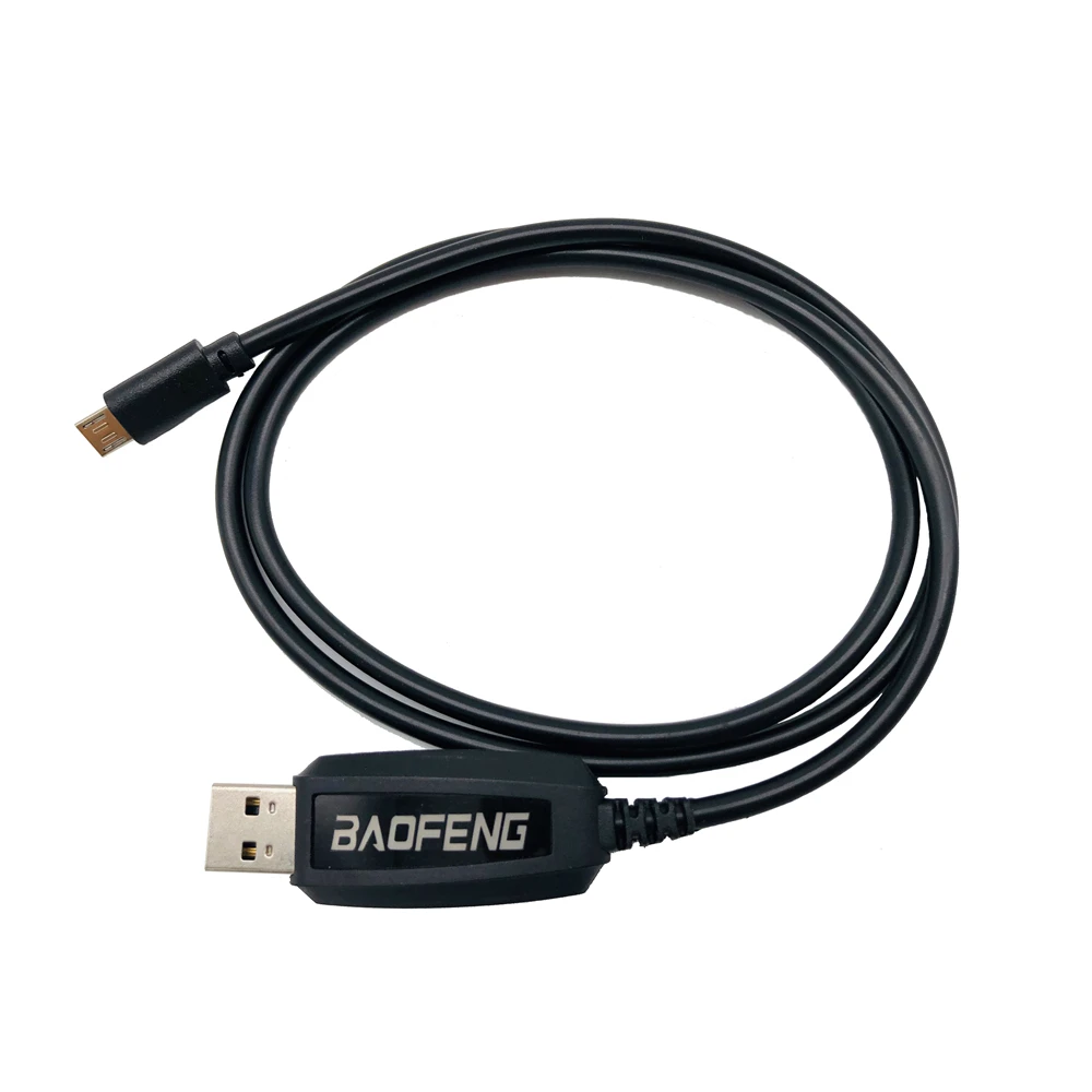 100% Original BAOFENG Bf t1 USB Programming Cable For baofeng BF-T1 bft1 Walkie Talkie Radio With CD software Parts Two Way radi