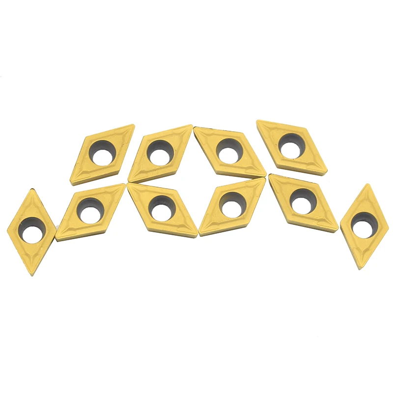 

100PCS DCMT070204 US735 Internal Turning tool carbide inserts DCMT 070204 Lathe Tools cutter CNC tool