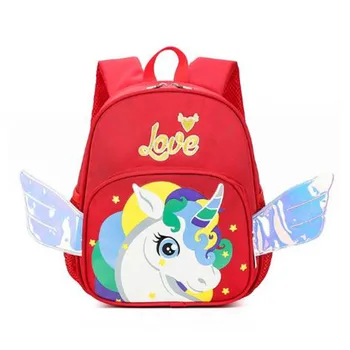 

Cute unicorn Baby Safety Harness Backpack Toddler Anti-lost Bag Children comfortable Schoolbag toddler anti lost wrist link