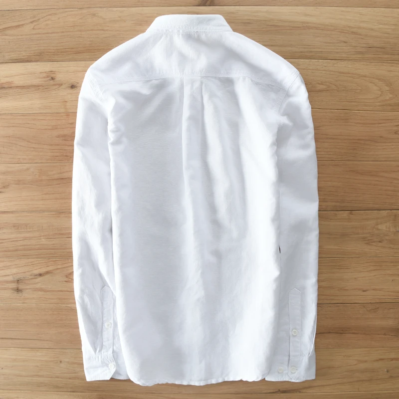 Хлопковая и льняная брендовая мужская рубашка с длинными рукавами, осенние и летние рубашки для мужчин, модные повседневные белые рубашки, Мужская сорочка Camisa