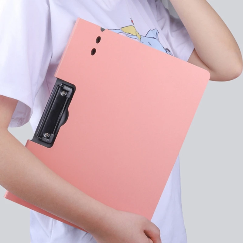 File Folders Foldable Clipboard Plastic Clipboards Foldable Cover File Folder 360&deg; Cover Writing Pad for Nurse Office