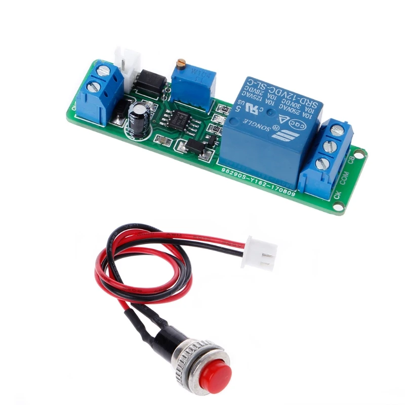

DC 12V Timing Timer Delay Turn OFF Switch Relay Module 1~10s Adjustable