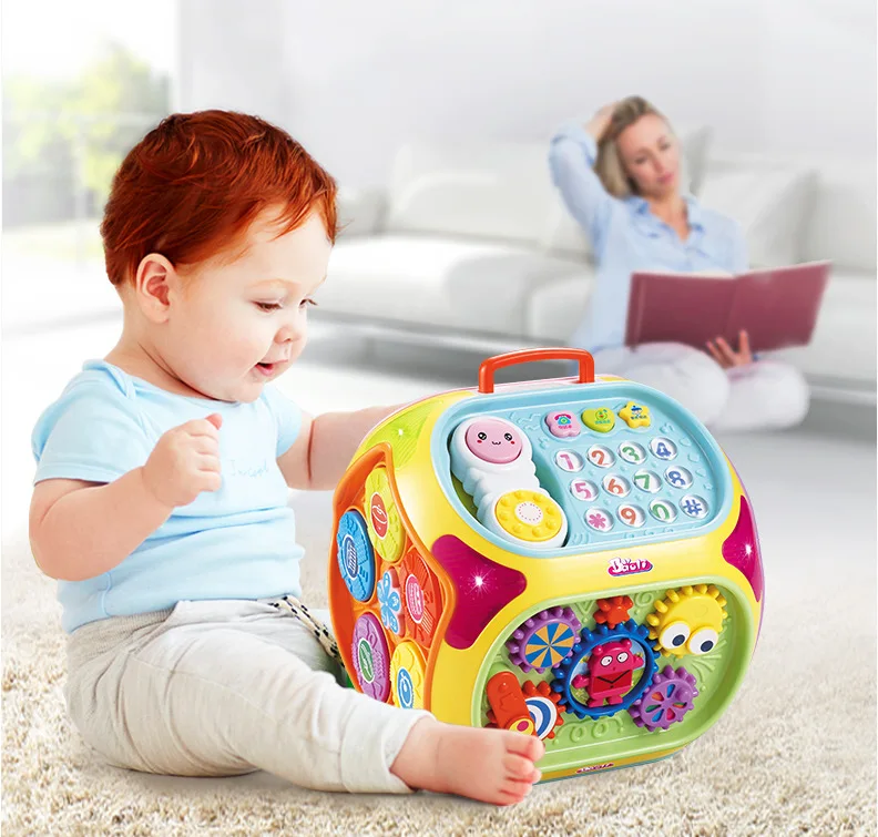 

Polaroid 1406 Children Multifunctional Game Table Yi WISDOM Study Baby Early Childhood 1-3 Years Old Seven Surface Body Toy