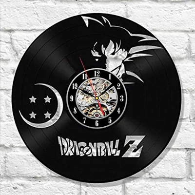 6 Dragon Ball Z настенные часы современный дизайн Wukong коллекционные вещи 3D украшения Подвесные часы винтажные виниловые настенные часы домашний декор - Цвет: 6