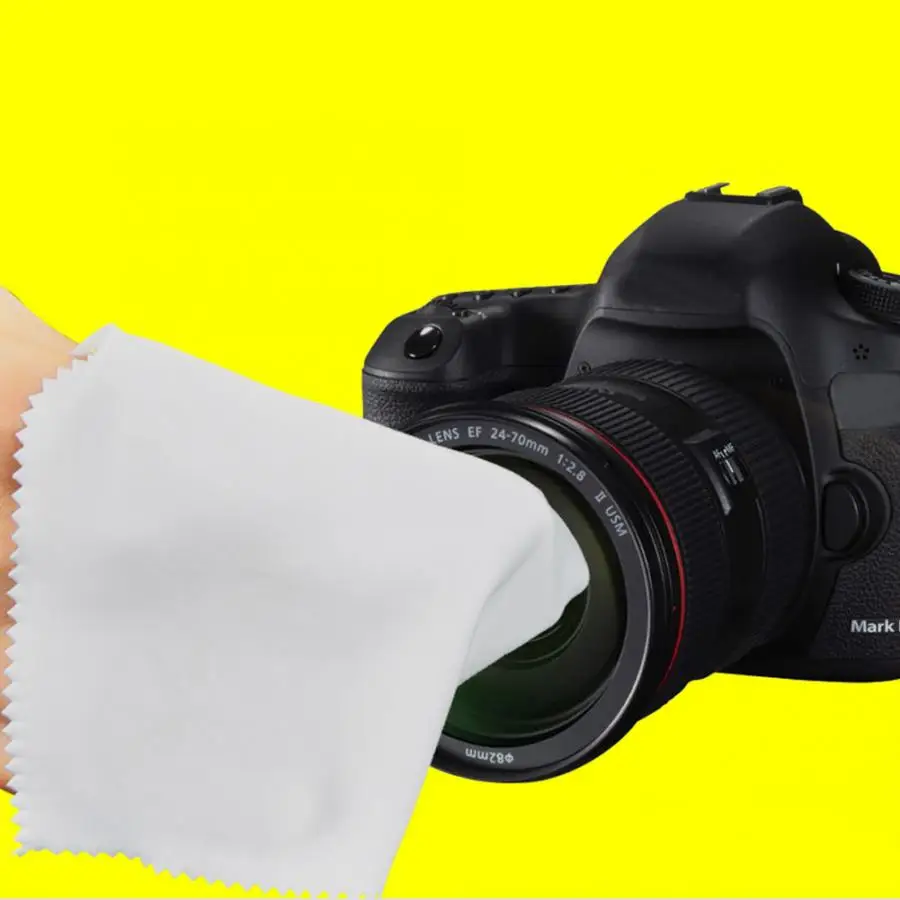

1Pcs Gray Soft Microfiber Cleaning Cloths for Clean Lens Camera Display Glasses for Phone Tablet Screen Clean Tools Accessories