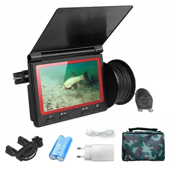 

4.3inch Monitor 1000TVL Fish Finder Underwater Fishing Camera 180 Degrees HD IPS Screen Fish Finder Camera for fishing