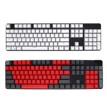 104 Pieces Profile PBT Keycaps with Key Puller for Keyboard, Backlit Keycap Set for Mechanical Gaming Keyboards
