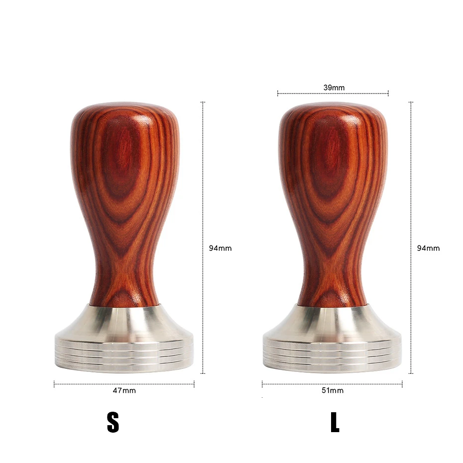 Темпер для кофе синий пресс с плоским основанием аксессуары бариста 51 мм