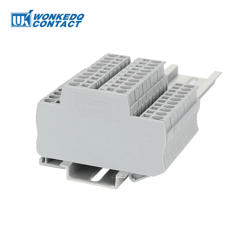 1Pc D-STTB 2,5 Ende Barriere Platte Für STTB 2,5 2-Ebene Draht Stecker DIN Rail Terminal block Zubehör Ende Abdeckung D-STTB 2,5 – Detail 5