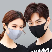 Дышащая Маска для рта унисекс, наружная защитная маска для лица, многоразовая защита от загрязнения лица, защита от ветра, покрытие для рта