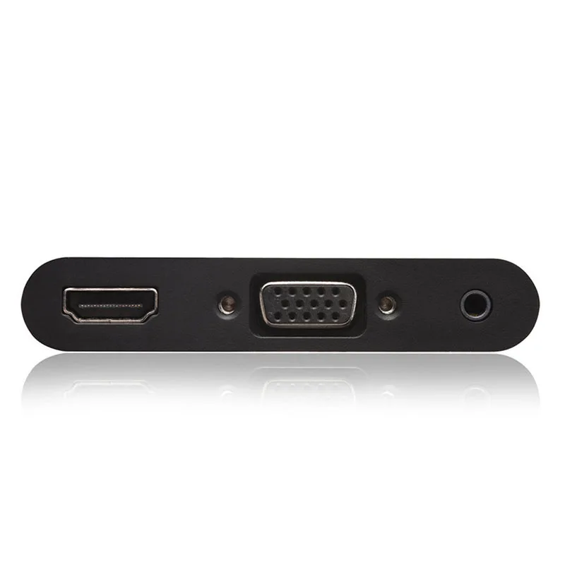 USB3.1 type-C к HDMI VGA Аудио адаптер HD кабель для ноутбука Macbook Google NC99