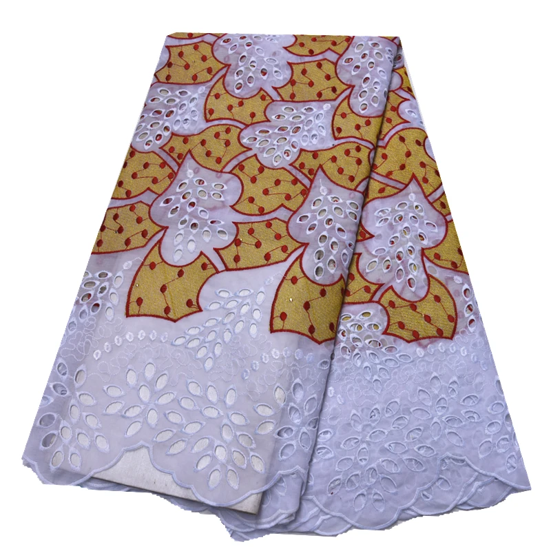 Швейцарская вуаль кружевная ткань вышивка африканская кружевная ткань высокое качество кружева с камнями 5 ярдов