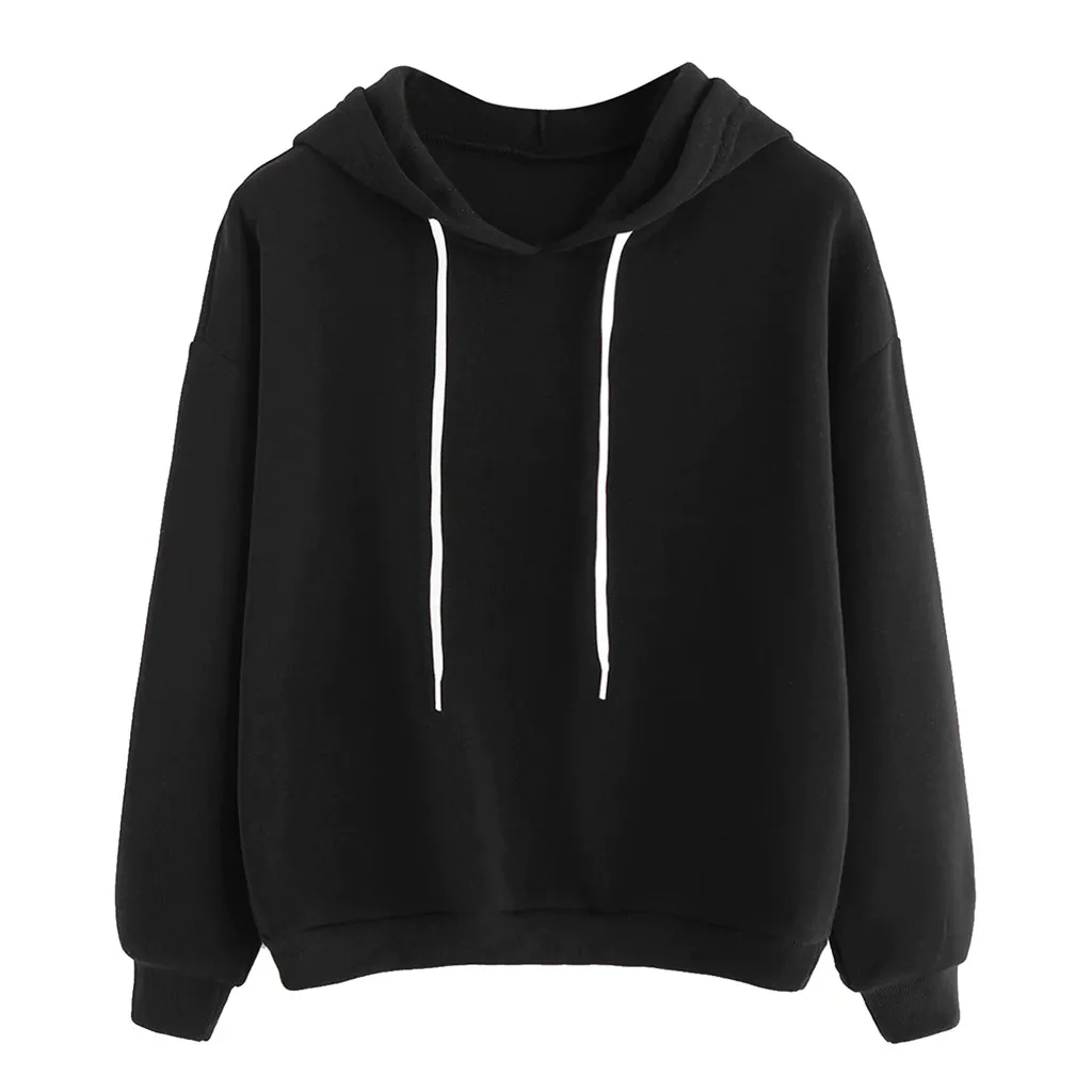 

Women's Fashion Sweatshirt Womens Long Sleeve Hoodie Sweatshirt Jumper Hooded Pullover Tops dropshipping