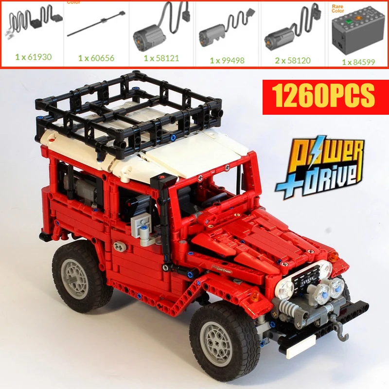 Автомобиль Toyota Land Cruiser FJ40 с мотором на радиоуправлении жестким верхом подходит