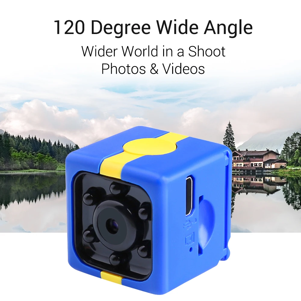 Мини-камера Wifi Cube camera 720P HD IR камера ночного видения 120 ° Широкий Угол 32 Гб Расширенная память микро камера