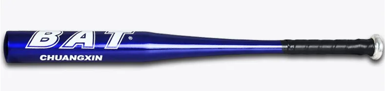 blue 20inch High Strenght тренировочный софтбол Бейсбол Летучая мышь палка алюминиевый в виде бейсбольной биты жесткий мяч 20 дюймов черный серебристый синий красный taco de basebo - Цвет: blue 20inch