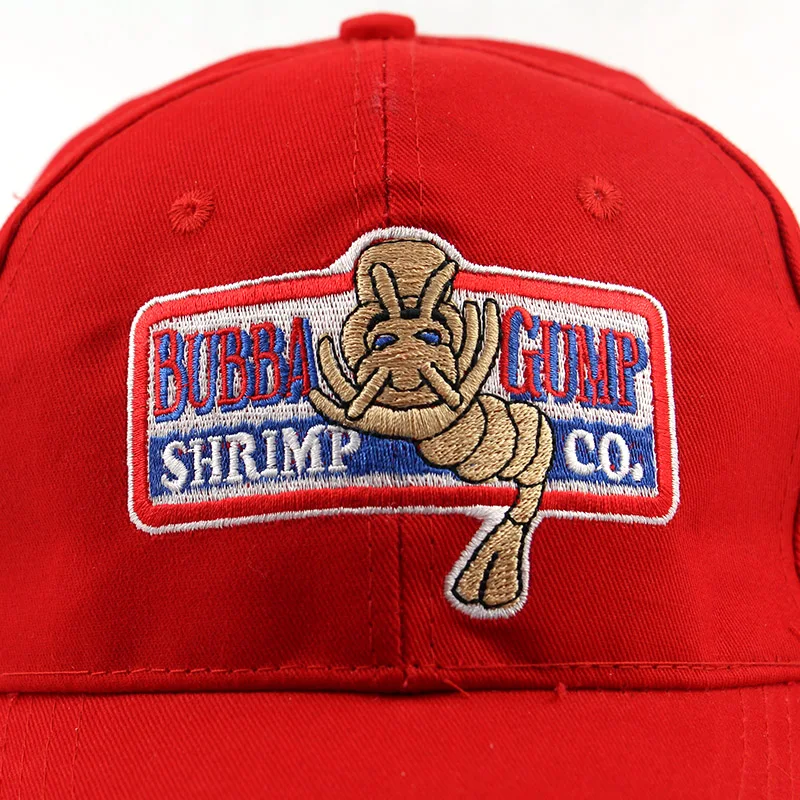 1994 BUBBA GUMP бейсбольная кепка с креветками для мужчин и женщин, спортивные шапки, летняя Кепка с вышивкой, повседневная Кепка Forest Gump, кепки, костюм