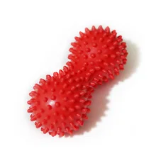 Арахис Массажный мяч Spiky триггер точка рельефная мышца боль Стресс арахиса мяч терапия здоровье уход для тренажерного зала Relex аппарат