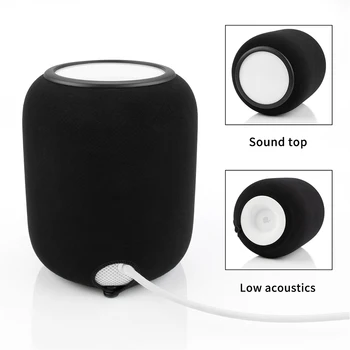 

Accessories Smart Speaker Use Protective Cover Easy Install Dustproof Replacement Case Mesh Elastic Textile Net For HomePod