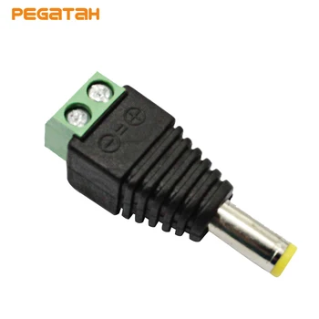 

10PCS 2PCS female DC Power Jack & Plug Screw-on Wire Connector for cctv camera
