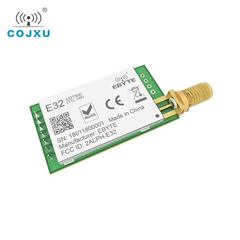 LoRa SX1278 SX1276 TXCO 433 МГц 1 Вт радиочастотный модуль передатчик lora UART 433t30d дальность