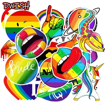 

100pcs/Pack Waterproof Rainbow Unicorn Stickers Skateboard Suitcase Motorcycle Snowboard Guitar Funny Graffiti Sticker Kid Toy