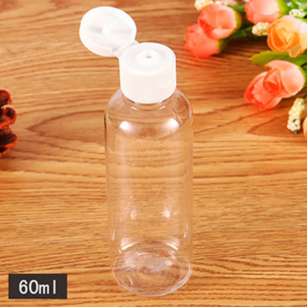 4Pcs Portable Travel Bottle 60ml Plastic Bottles for Sub Shampoo Cosmetic Lotion Container | Дом и сад