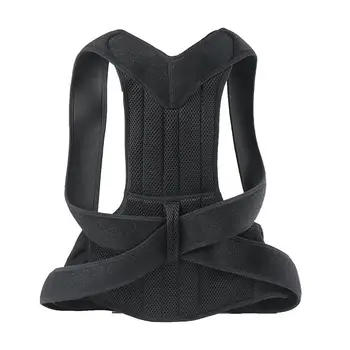 

Shoulder Corrector Brace Bandage Adults Students Sandwich Mesh Aluminum Sheet Magic Stick Humpback Posture Back Support