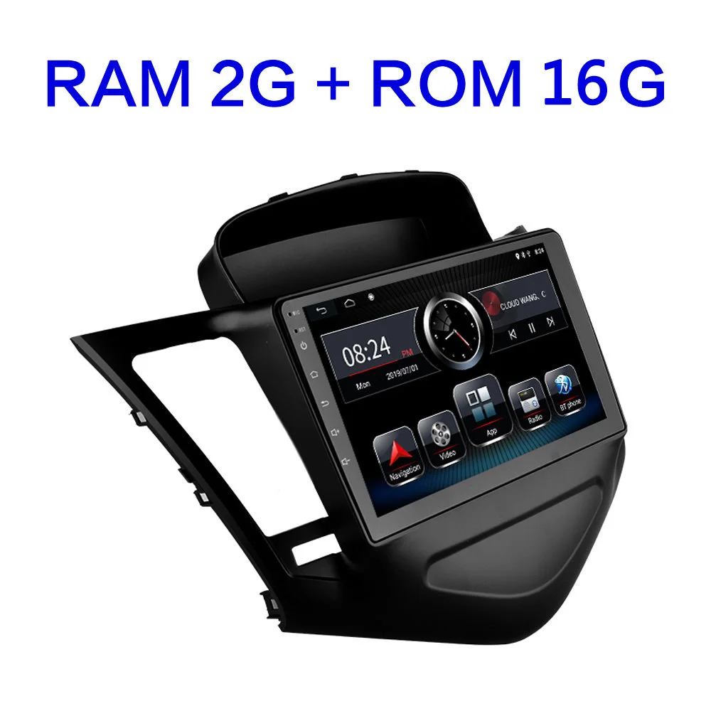 2G-16G Android 9,0 4G+ 64G Автомобильный мультимедийный dvd-плеер для Chevrolet Cruze 2009 2010 2011 2012 2013 2din автомобильный радиоприемник gps навигации - Цвет: 2G-16G
