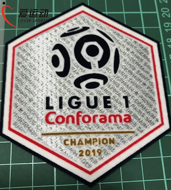 ПСГ вдали черный MBAPPE#7 имя номер набор+ Ligue 1 Чемпион патч+ OOREDOO