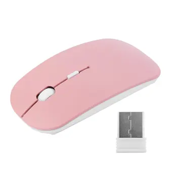 

2.4GHz Wireless Optical Mouse 4 Keys Computer PC Mice USB 2.0 Ergonomically Design Ultra Slim Fashion Mouse