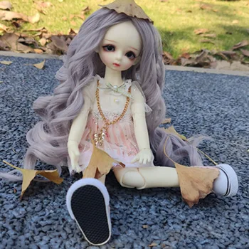 

1/3 1/4 1/6 Bjd Wig High Temperature LOVELY Wavy Bjd Wig MSD SD For BJD Doll
