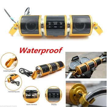 

Motorcycle Bluetooth Audio Sound System MP3 FM Radio Stereo Speakers Waterproof